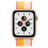 Smartwatch Apple Watch SE V2, 1.78inch, curea nylon, Gold-Maize/White