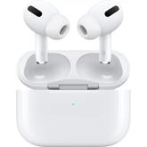 Handsfree Apple AirPods Pro (2021), White + Carcasa incarcare MagSafe