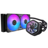 Cooler procesor Cooler Master MasterLiquid 240 Atmos II VRM Fan, ARGB LED, 2 x 120 mm, Black