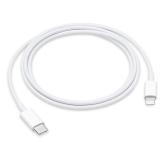 Cablu de date Apple MM0A3ZM/A, USB-C - Lightning, 1m, White