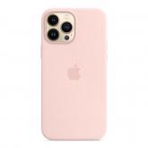 Protectie pentru spate Apple MagSafe Silicone pentru Iphone 13 Pro Max, Chalk Pink