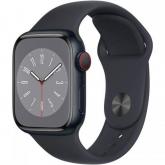 Smartwatch Apple Watch Series 8 Aluminium, 1.69inch, 4G, curea silicon, Midnight-Midnight