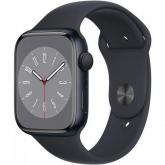 Smartwatch Apple Watch Series 8 Aluminium, 1.9inch, 4G, curea silicon, Midnight-Midnight