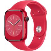 Smartwatch Apple Watch Series 8 Aluminium, 1.9inch, curea silicon, Red-Red