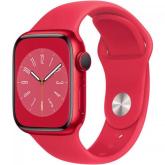 Smartwatch Apple Watch Series 8 Aluminium, 1.69inch, curea silicon, Red-Red