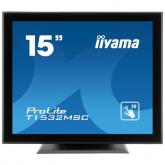 Monitor LED Touchscreen IIyama T1532MSC-B5AG, 15inch, 1024x768, 8ms, Black