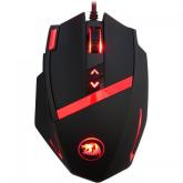 Mouse Laser Redragon Mammoth, RGB LED, USB, Black-Red