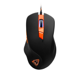 Mouse Optic Canyon CND-SGM03RGB, RGB LED, USB, Black-Orange