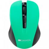 Mouse Optic Canyon CNE-CMSW1GR, USB Wireless, Green-Black