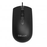 Mouse Optic Delux M322, USB, Black