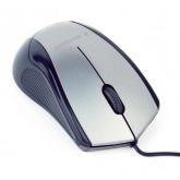 Mouse Optic Gembird MUS-3B-02-BG, USB, Black-Grey