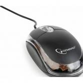 Mouse Optic Gembird MUS-U-01-BKT, USB, Black-Clear
