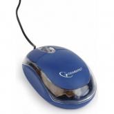 Mouse Optic Gembird MUS-U-01-BT, USB, Blue-Clear