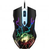 Mouse Optic Genius Scorpion Spear, RGB LED, USB, Black