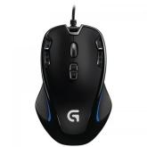 Mouse Optic Logitech G300S, RGB LED, USB, Black