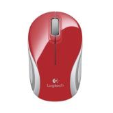 Mouse Optic Logitech M187, USB Wireless, Red