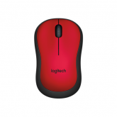Mouse Optic Logitech M220 Silent, USB Wireless, Red-Black