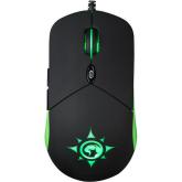 Mouse Optic Marvo G911, RGB LED, USB, Black-Green