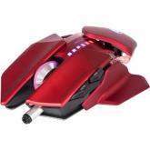 Mouse Optic Marvo G980, RGB LED, USB, Red