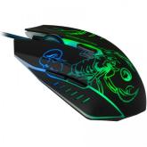 Mouse Optic Marvo M316, RGB LED, USB, Black