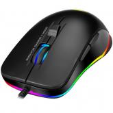 Mouse Optic Marvo M508, RGB LED, USB, Black