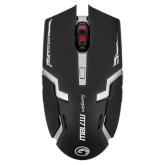 Mouse Optic Marvo M718W, Red LED, USB Wireless, Black