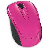 Mouse Optic Microsoft Mobile 3500, USB Wireless, Pink-Black