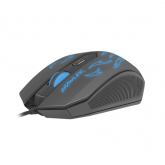 Mouse Optic Natec Fury Brawler, RGB LED, USB, Black