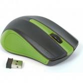 Mouse Optic Omega OM0419G, USB Wireless, Black-Green