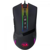 Mouse Optic Redragon Octopus RGB, USB, Black