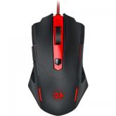 Mouse Optic Redragon Pegasus, RGB LED, USB, Black-Red