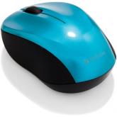 Mouse Optic Verbatim Go Nano, USB Wireless, Blue