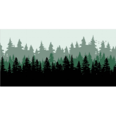 MousePad Gembird Forest, Green