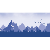Mouse Pad Gembird Mountains, Blue