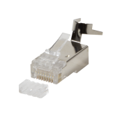 Set Conector Logilink MP0033, Cat6A, RJ45 pentru Cat6/Cat6A/Cat7/ Cat7A, 50 bucati