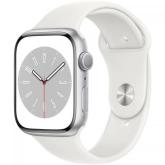 Smartwatch Apple Watch Series 8 Aluminium, 1.69inch, curea silicon, Silver-White