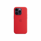 Protectie pentru spate Apple MagSafe Leather pentru Iphone 14 Pro, Red