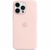 Protectie pentru spate Apple MagSafe Silicone pentru Iphone 14 Pro Max, Chalk Pink