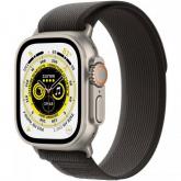 Smartwatch Apple Watch Ultra, 1.92inch, 4G, curea nylon S-M, Titan-Black/Gray Trail Loop