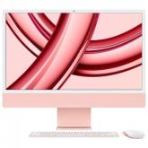 Calculator Apple iMac 4.5K Retina, Apple M3 Octa Core, 23.8 inch, RAM 8GB, SSD 512GB, Apple M3 10-Core, macOS Sonoma, Pink