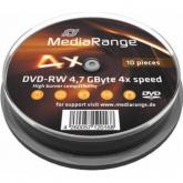 DVD-RW MediaRange MR450 4x, 4.7GB, 10buc, Cake