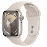 Smartwatch Apple Watch Series 9 Aluminium, 1.69inch, Curea Silicon M/L, Starlight-Starlight