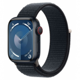 Smartwatch Apple Watch Series 9 Aluminium, 1.69inch, Curea Nailon, Midnight-Midnight Loop