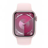 Smartwatch Apple Watch Series 9 Aluminium, 1.69 inch, Curea Silicon S/M, Light Pink-Light Pink