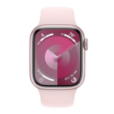 Smartwatch Apple Watch Series 9 Aluminium, 1.69 inch, Curea Silicon M/L, Light Pink-Light Pink