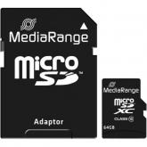 Memory Card MicroSDXC MediaRange MR955, 64GB, Class10 + Adaptor SD