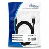 Cablu MediaRange MRCS108, USB Male - USB Female, 5m, Black