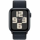 Smartwatch Apple Watch SE 2 (2023) Aluminium, 1.57inch, Curea Nylon, Midnight Sport Loop