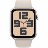 Smartwatch Apple Watch SE 2 (2023) Aluminium, 1.78inch, Curea Silicon S/M, Starlight - Starlight
