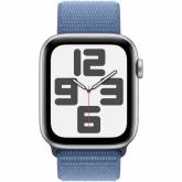 Smartwatch Apple Watch SE 2 (2023) Aluminium, 1.78inch, Curea Nylon M/L, Winter Blue Sport Loop